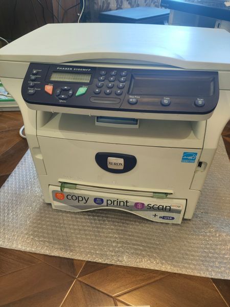 Лазерний БФП Xerox 3100MFP Обслужений Новий картридж + чіп картка 3100mfp фото