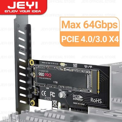 Плата розширення  JEYI M.2 NVMe SSD PCI-E 4.0 X4 SSD JEYI M.2 NVME фото